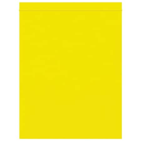 Bsc Preferred 8 x 10'' - 2 Mil Yellow Reclosable Poly Bags, 1000PK BUY03998228